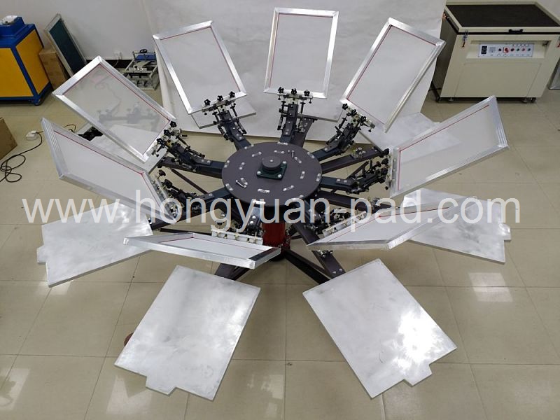 Rotary T shirt Screen Printing Machine