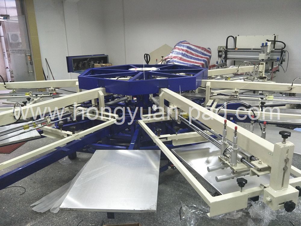 Rotary T shirt Screen Printing Machine