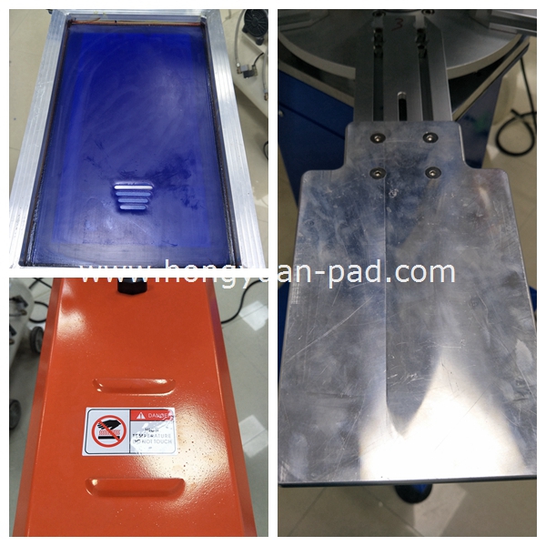 rotary 2 color non-woven screen printing machine
