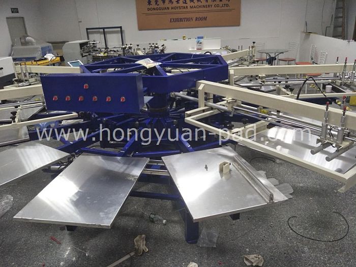 automatic 6 colot t shirt printing machine