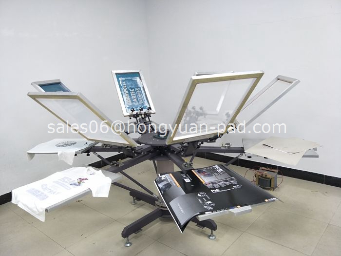 T shirt screen printing machine