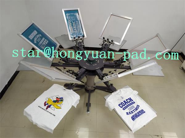 Rotary T-shirt Screen Printing Machine