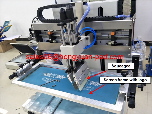 semi automatic screen printing machine