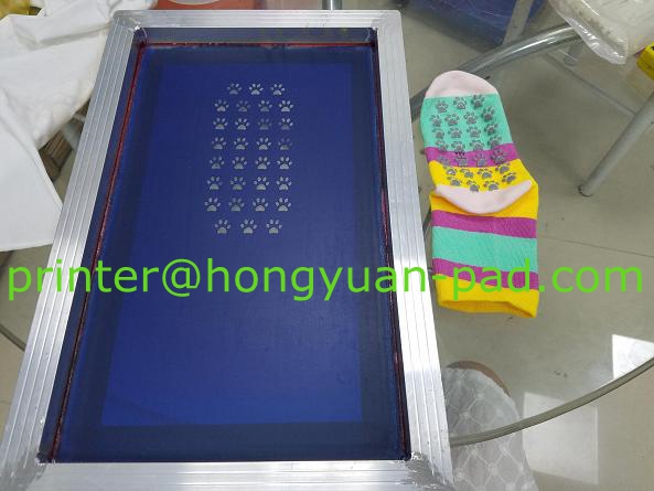 screen printed sock