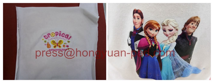 t shirt heat press machine with double worktable
