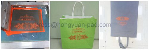semi automatic screen printing machine for printed paper bag