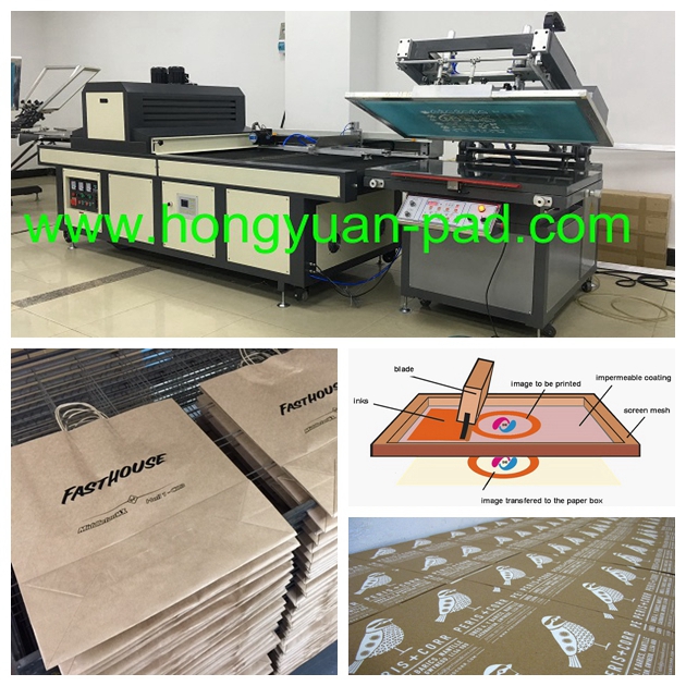 auto unloading screen printing machine