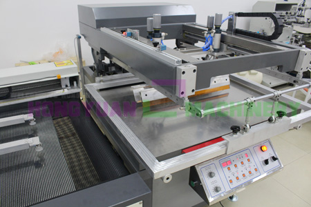 Screen Printing Machine With Auto Unloading System