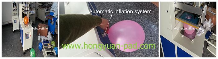 single color balloon screen printing machine 