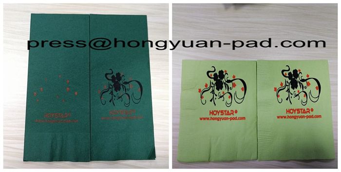 two colour automatic screen printing machine for printing napkins