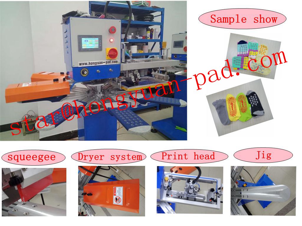 Anti Slip Socks Printing Machine