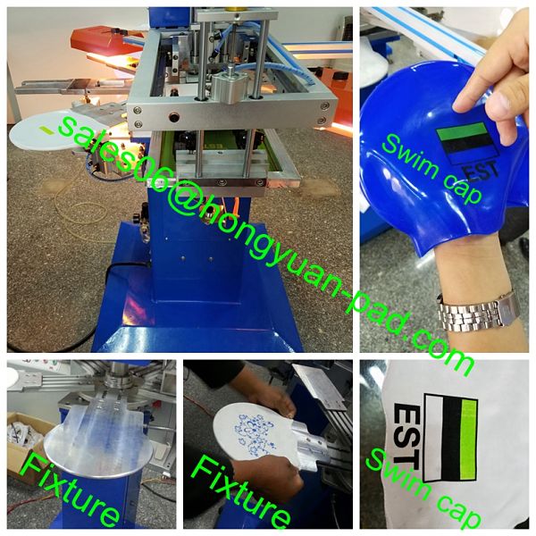 Silicone Swimming Cap Silk Screen Printing Machine