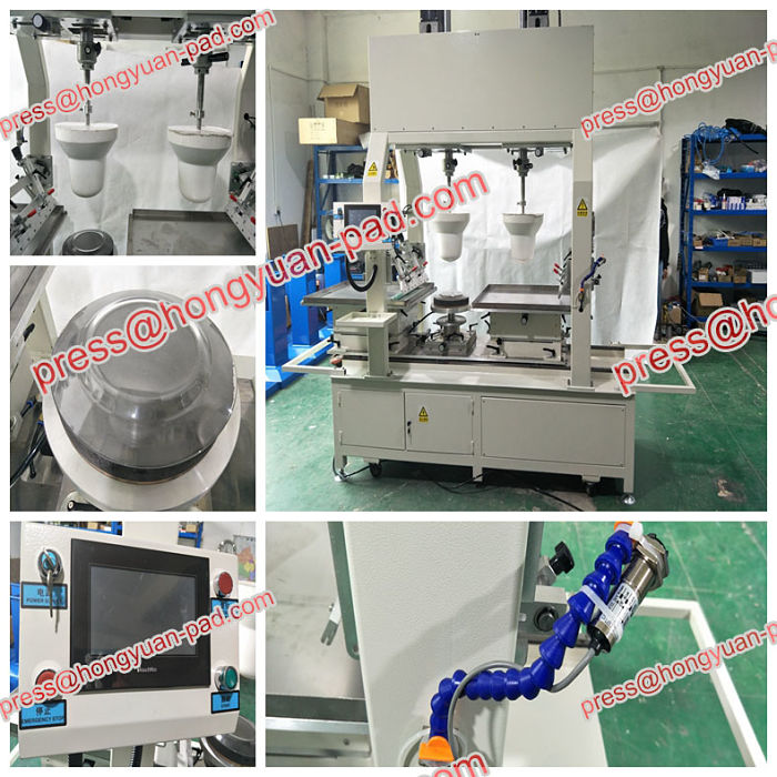 Clay body ceramic printing machine 2 colour pad printing machine