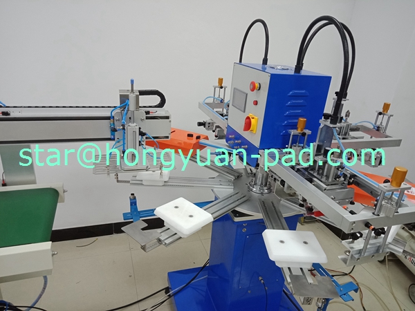 3 Color Rapid Screen Printing Machine