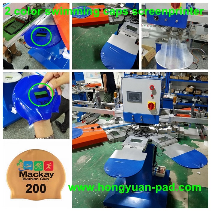 swimcaps screen printer