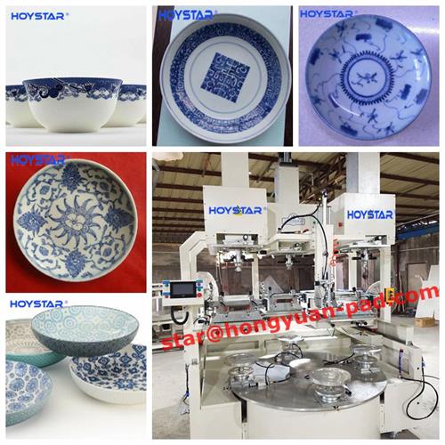 3 Color Ceramic Plate Pad Printing Machine