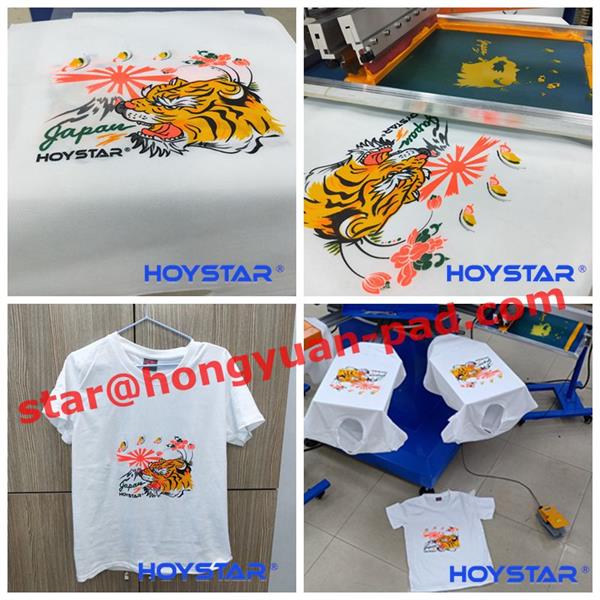 4 color rotary screen printing machine