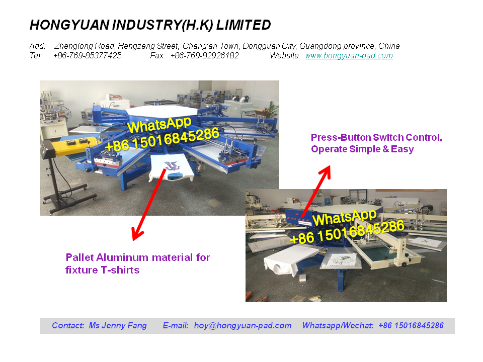 automatic t-shirt screen printing machine