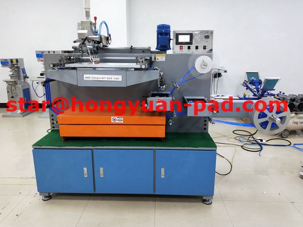 Ribbon Roll To Roll Screen Printing Machine