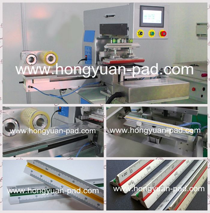 Triangular Scale Ink Cup Pad Printing Machine