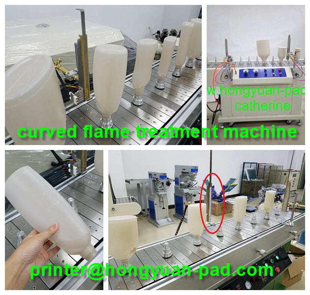 pp bottle flame treatment machine