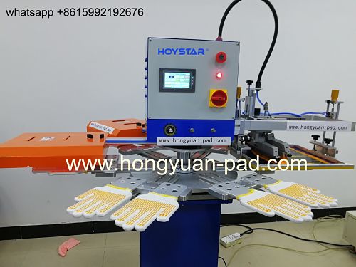 glove silk screen printing machine