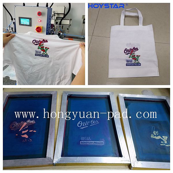 Semi automatic screen printing machine for t-shirts