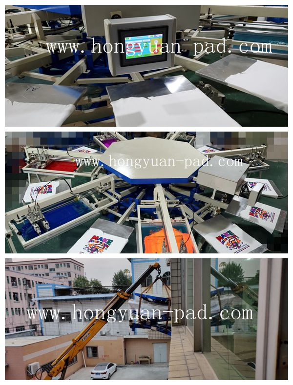 Auto oval screen printing machine