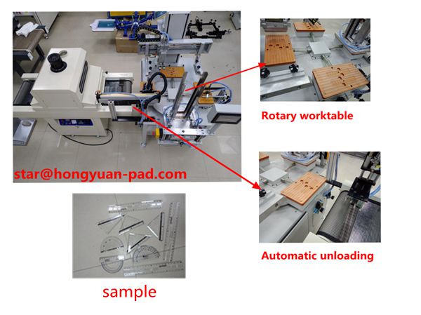 Stationery Ruler Screen Printing Machine