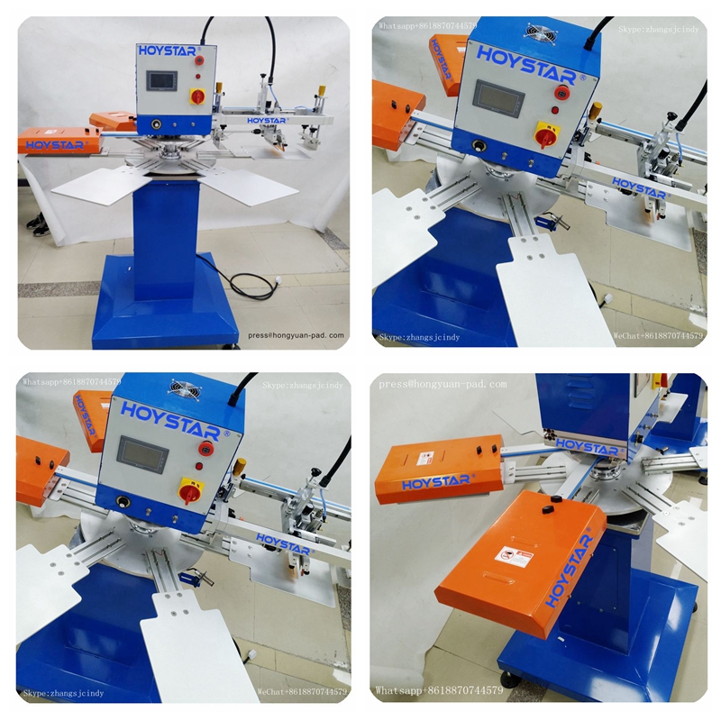 Single Color Rapid Tag Screen Printing Machine