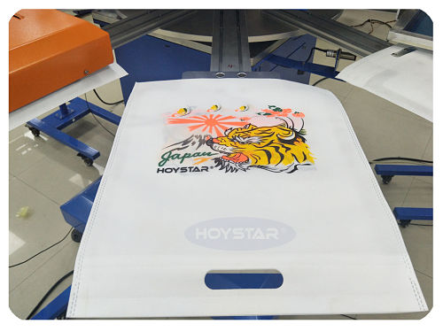 rotary silk screen printing machine