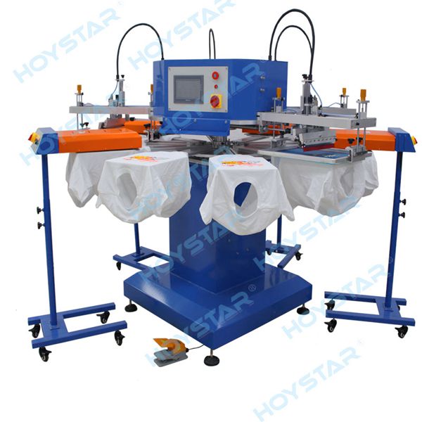 4 Color Tshirt Screen Printing Machine