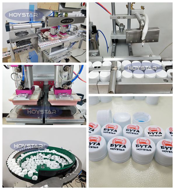 2 Color Bottle Cap Pad Printing Machine