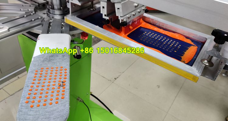 socks printing machine, anti-slip socks printing machine