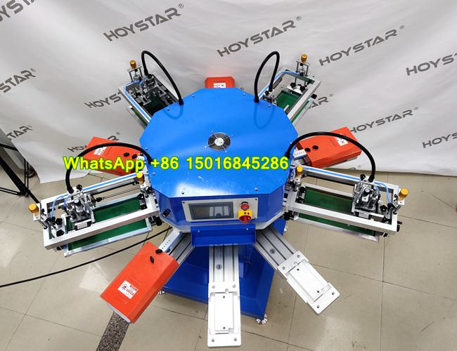 4 color screen printing machine