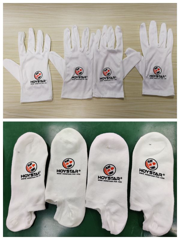 2 Color Gloves Logo Screen Printing Machine
