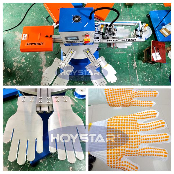 Non-slip Silicon Screen Printing Machine For Glove dotting, glove dotting machine, glove silicone dotted machine, non slip silicone printing machine, silicone gel printing machine for glove, glove non slip print machine, knitting glove print machine, worker glove printing machine, anti-slip silicone printing machine for glove, glove silicon gel dotting, glove screen printing machine, screen printing machine for glove, silicone printing machine for gloves