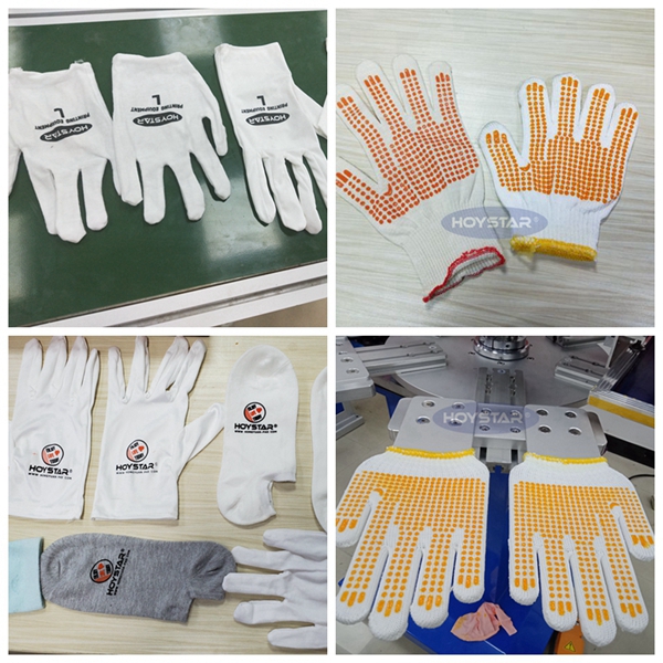 Screen Printing Machine For Gloves Logo