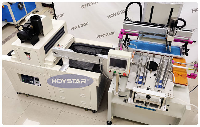 stationary ruler screen printing machine