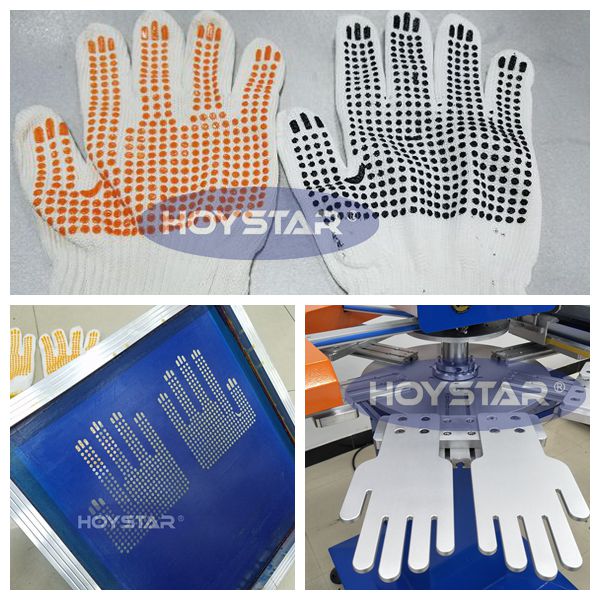 anti-slip silicone dotting machine,glove dotting machine, glove anti slip silicone dotting machine, glove silicon dotting machine, glove dotted machine, anti slip glove dotting machine, glove screen printing machine, glove printing machine, anti slip glove machine