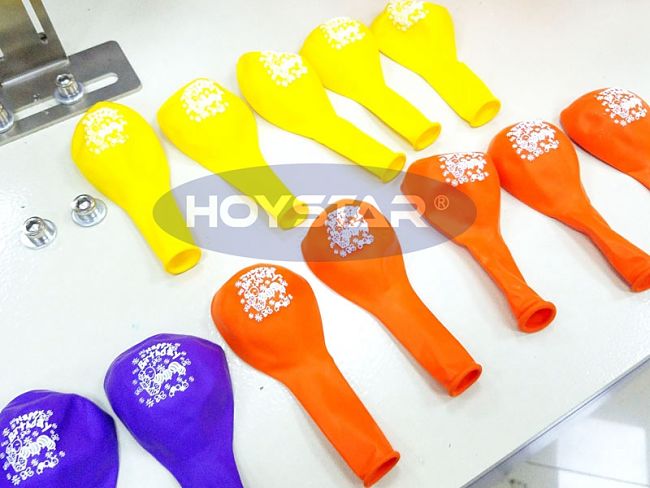 2 color balloon screen printing machine