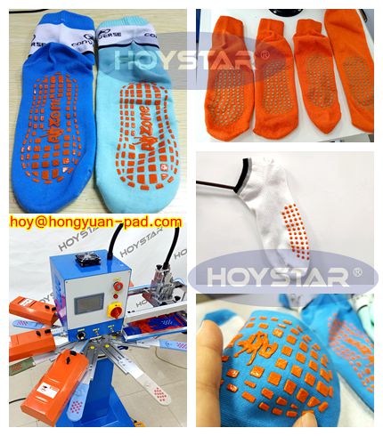 Children non-slip trampoline socks printing machine,socks printing machine,socks screen printing machine,trampoline socks non slip print machine,non slip socks printing machine,anti slip socks printing machine,anti slip socks making machine,children socks non slip print machine,non-slip silicone printing machine,non slip silicone socks printing machine