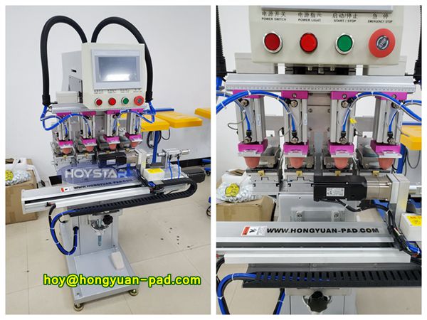 4 color pad printer,pad printer machine,hard hat pad printer,safety helmet pad printing machine,safety helmet printing machine,helmet printing machine,4 color pad printing machine,servo motor pad printing machine,pad printer,4 color pad printer machine,pad printing machine with shuttle