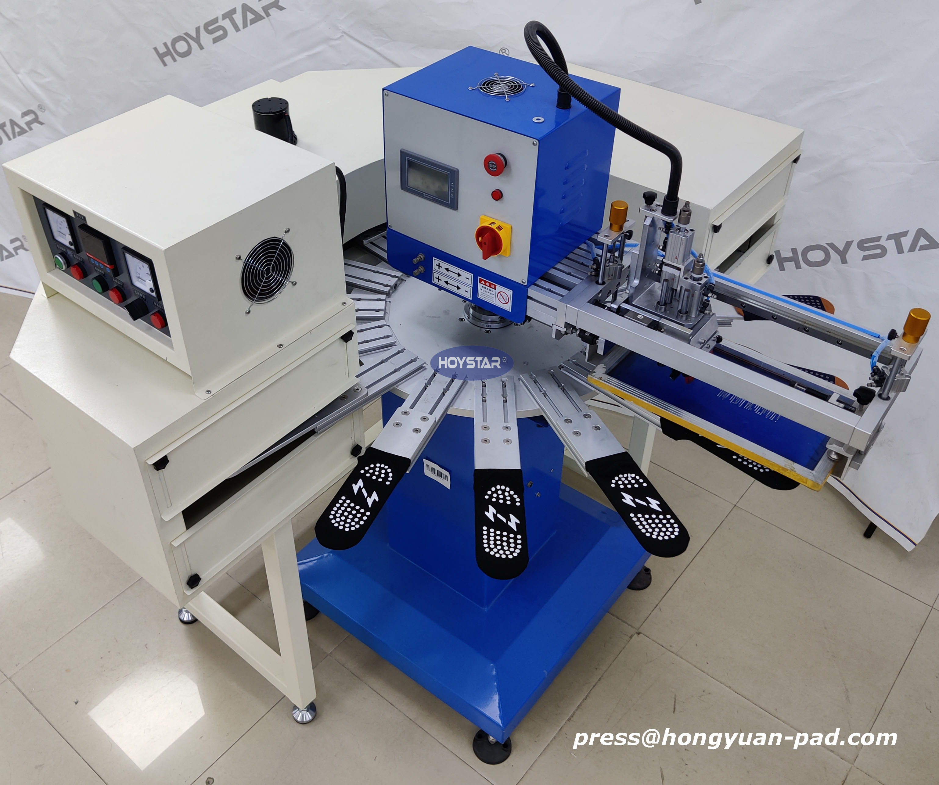 Screen Printing Sock Carousel Glove