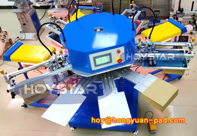 Paper Bag Screen Printing Machine,Paper Bag Printing Machine,Automatic Screen Printing Machine,Automatic Rotary Screen Printing Machine,4 Color Screen Printing Machine,T-shirts Screen Printing Machine,Non-woven Bag Screen Printing Machine