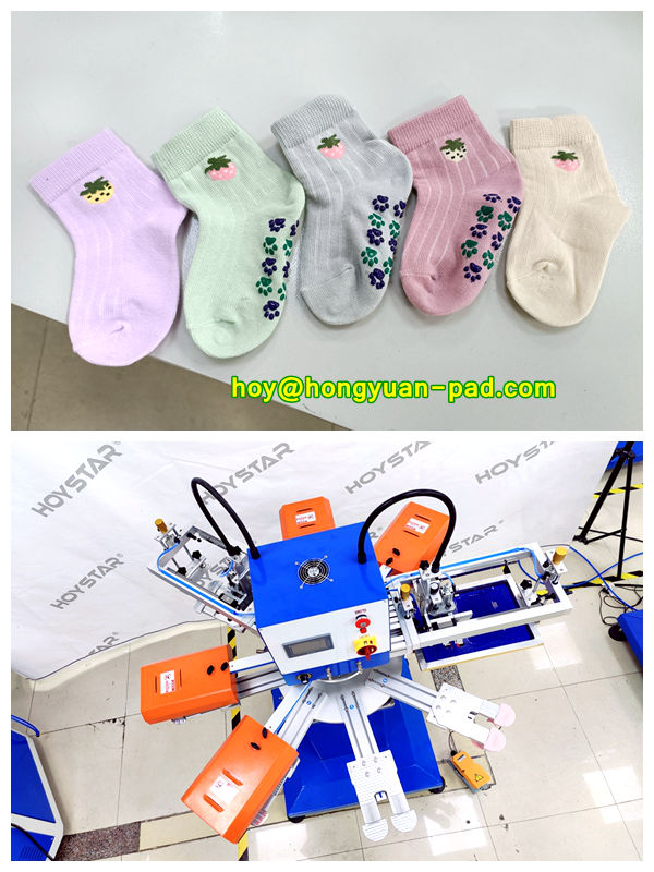 Socks Silicone Gel Printing Machine,Non-Slip Socks,NON slip socks printing machine,socks silicone printing machine,non slip socks silicone printing machine