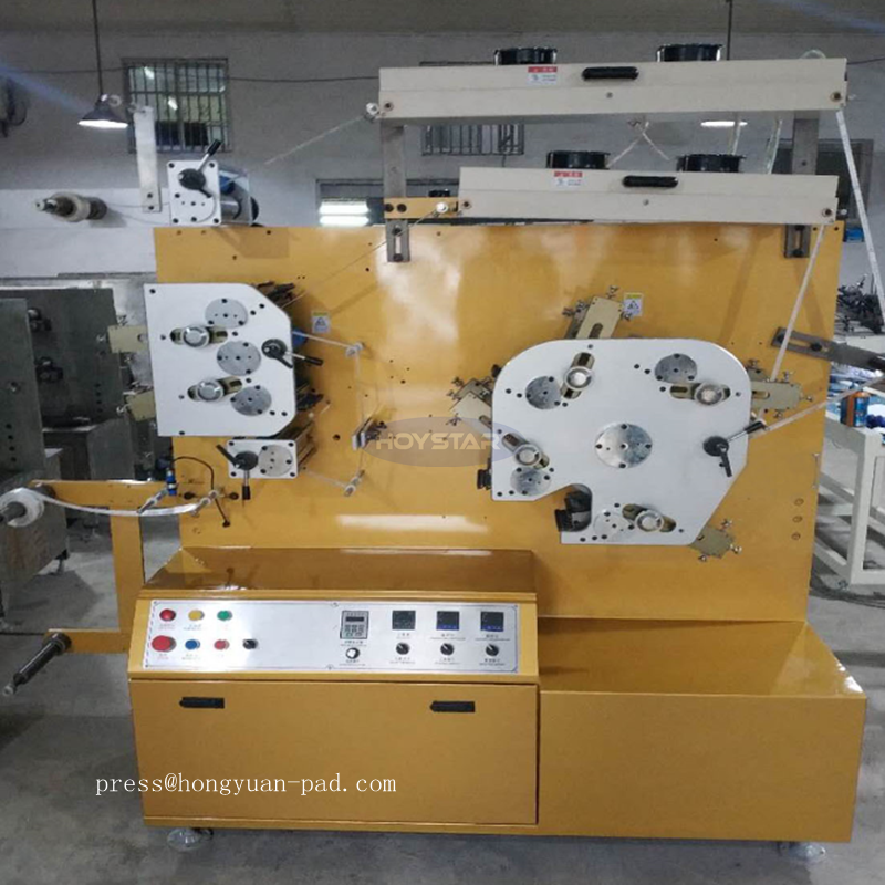 4 colour satin label flexo printing press