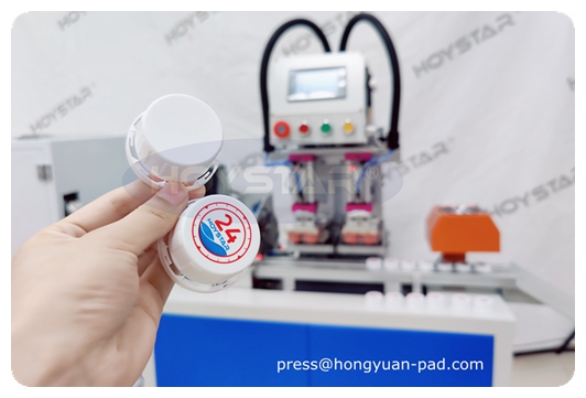 Automatic 2-Color Bottle Caps Pad Printing Machine 