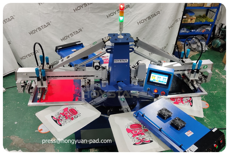 Carousel Screen Printing Machine 