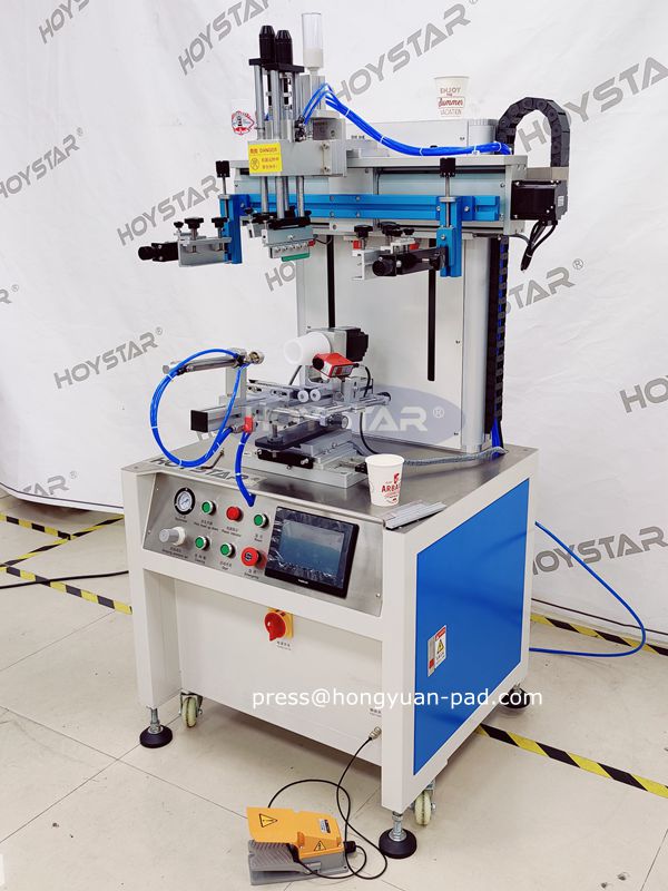 Automatic plastic cup screen printing machine